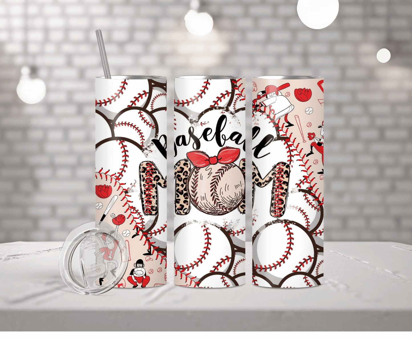 Baseball Mom | Sublimation Tumbler Transfer - Griffin Expressions