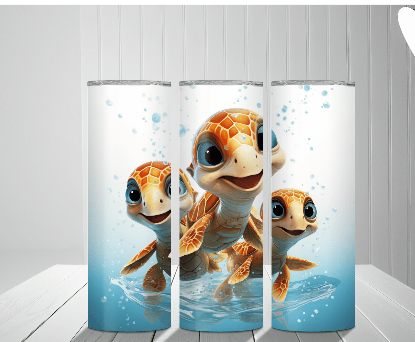 Baby Turtles | Sublimation Tumbler Transfer - Griffin Expressions