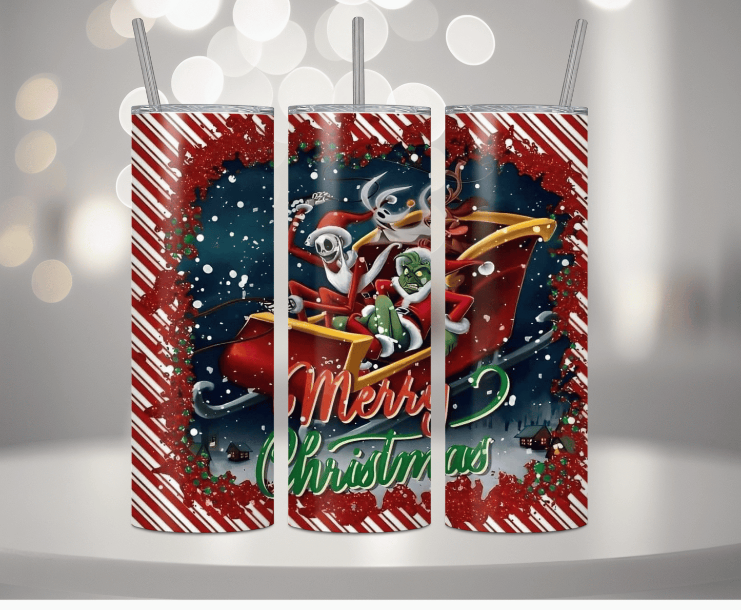 Merry Christmas Guy's | Sublimation Tumbler Transfer
