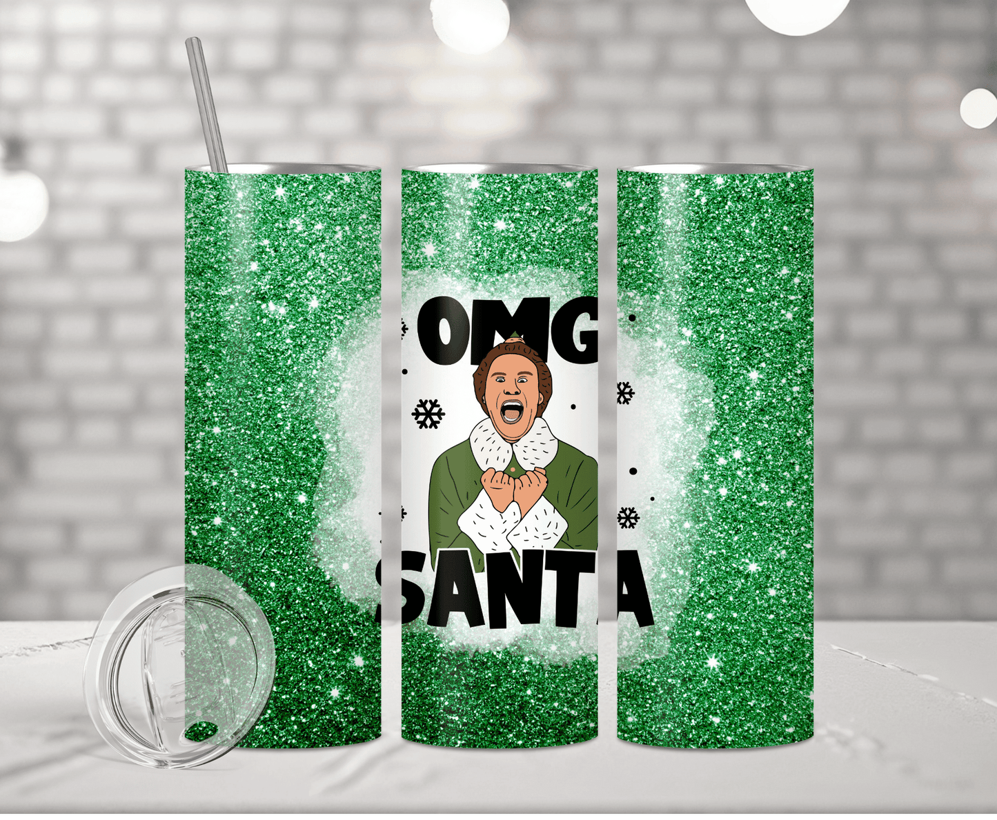 OMG Santa | Sublimation Tumbler Transfer - Griffin Expressions
