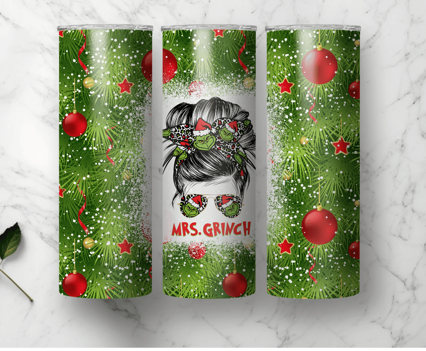 Mrs. Grinch | Sublimation Tumbler Transfer