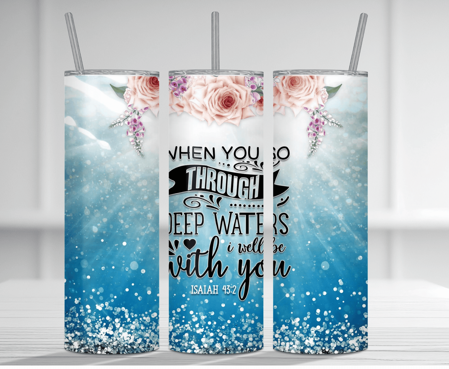 Deep Waters | Sublimation Tumbler Transfer - Griffin Expressions
