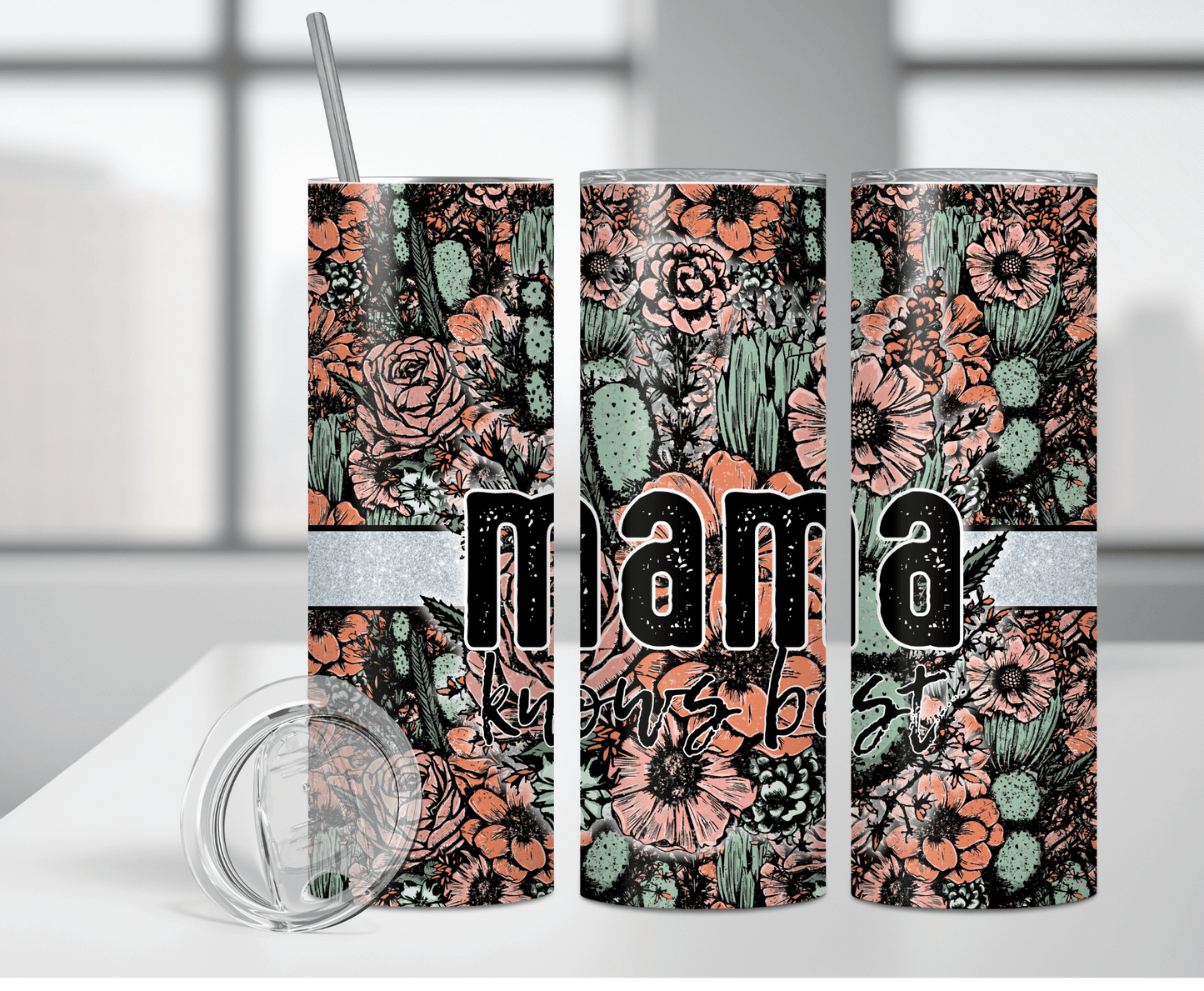 Mama Knows Best | Sublimation Tumbler Transfer - Griffin Expressions