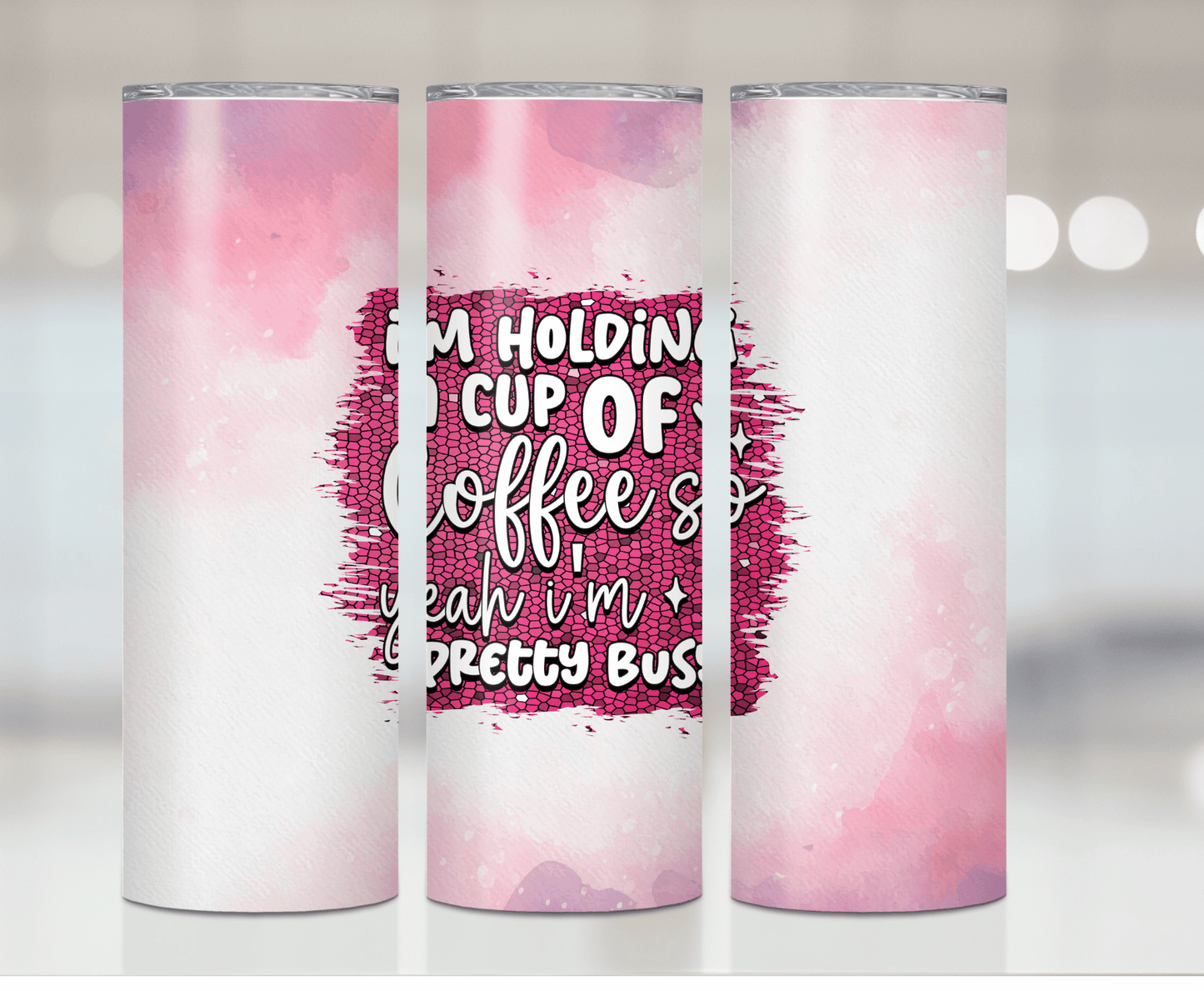 Pretty Busy | Sublimation Tumbler Transfer - Griffin Expressions