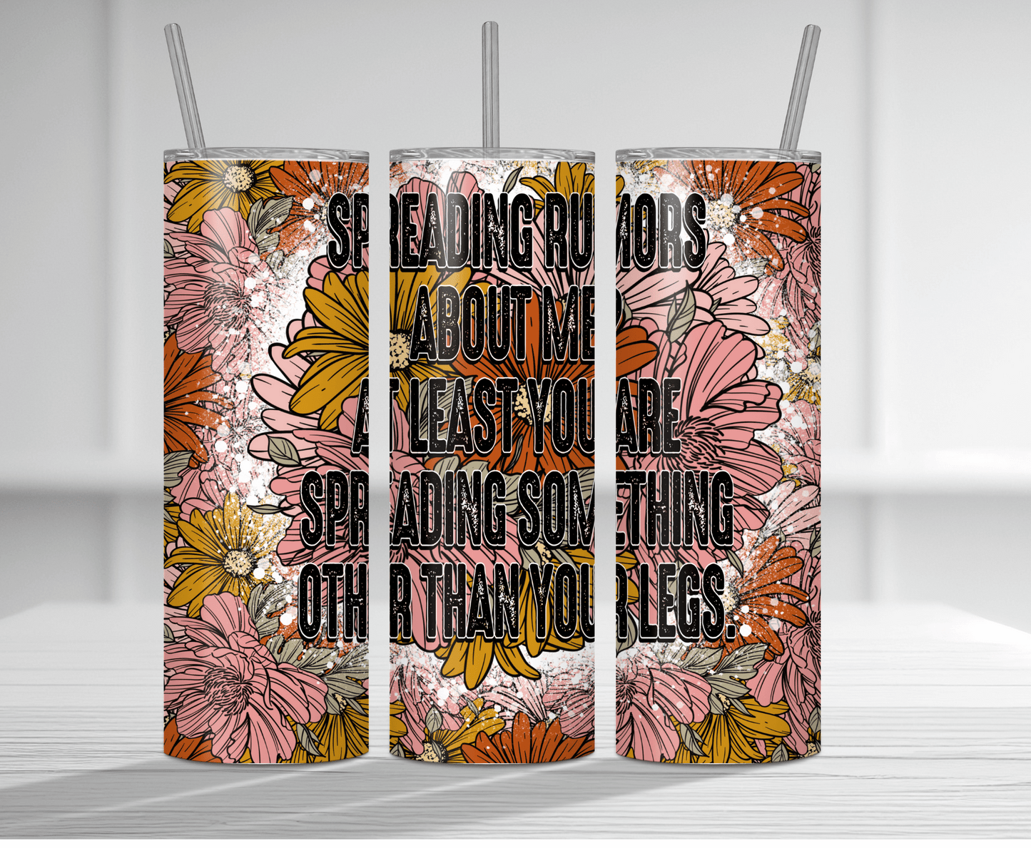Spreading Rumors | Sublimation Tumbler Transfer - Griffin Expressions