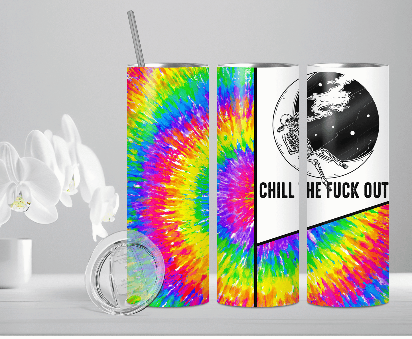 Chill The Fuck Out | Sublimation Tumbler Transfer - Griffin Expressions