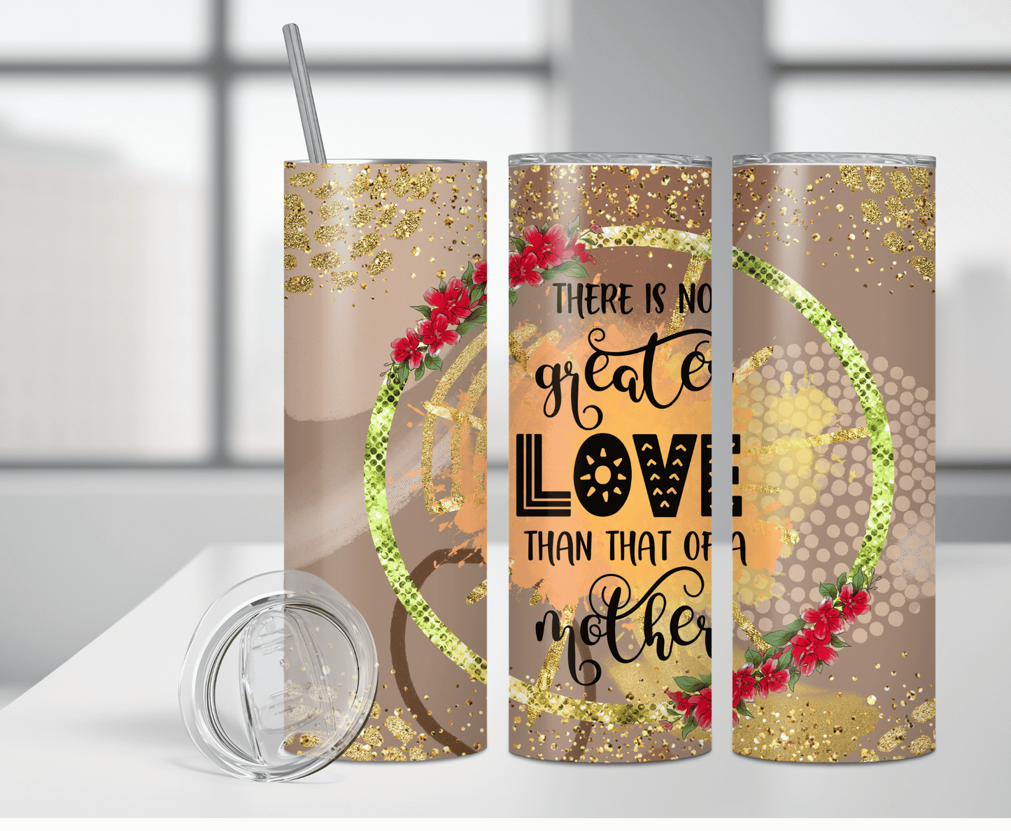 There's No Greater Love | Sublimation Tumbler Transfer - Griffin Expressions
