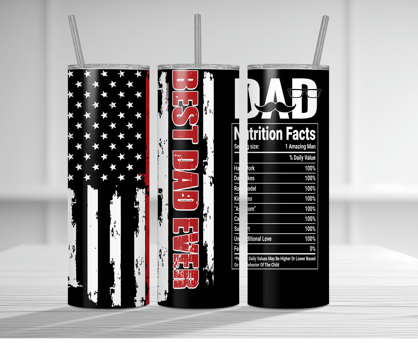 Dad Nutrition | Sublimation Tumbler Transfer - Griffin Expressions