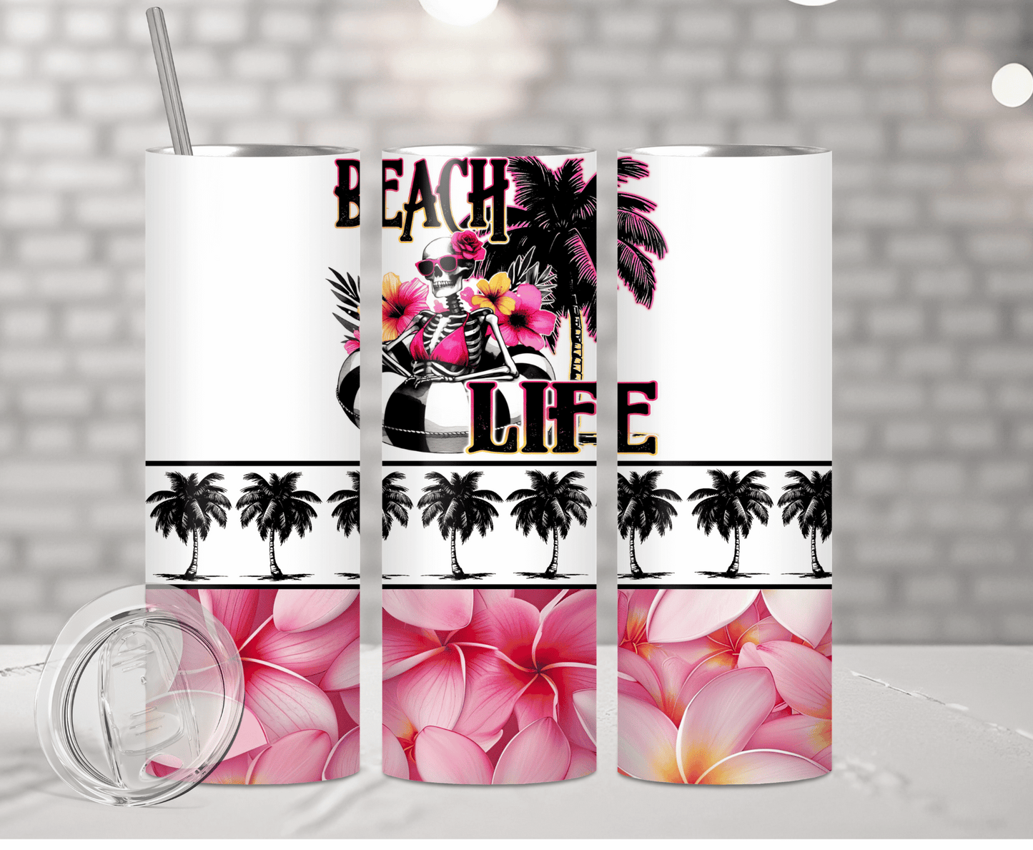 Beach Life | Sublimation Tumbler Transfer - Griffin Expressions