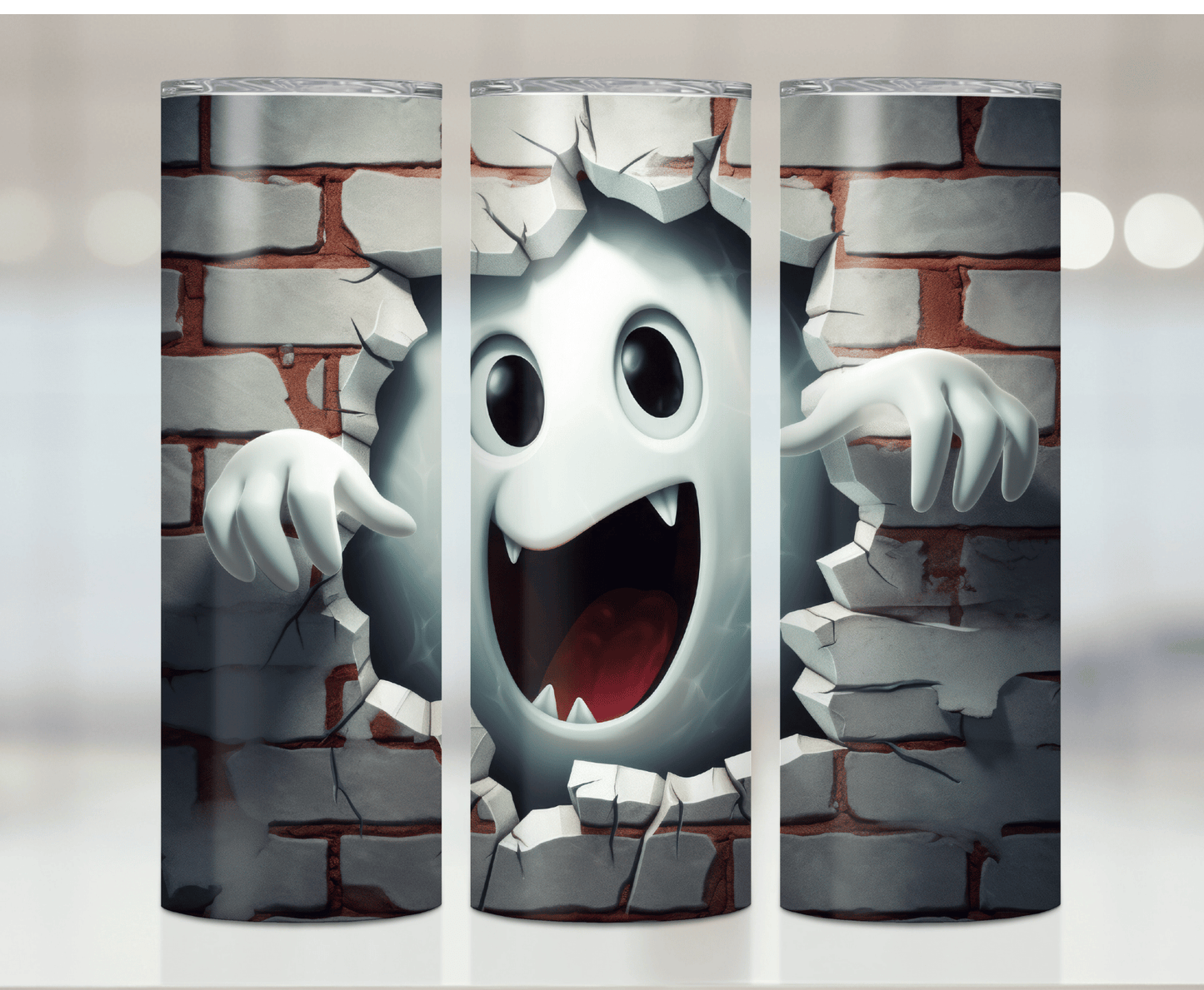 Wall Ghost | Sublimation Tumbler Transfer - Griffin Expressions