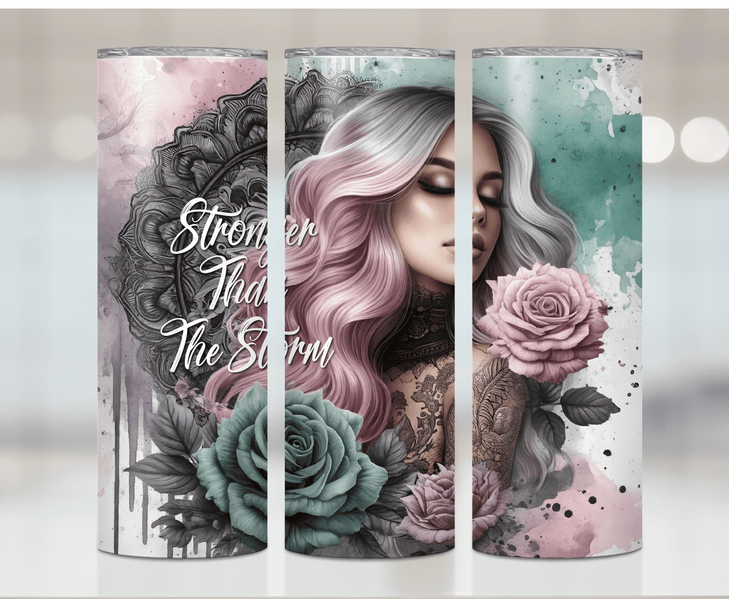 Stronger Than Strong | Sublimation Tumbler Transfer - Griffin Expressions