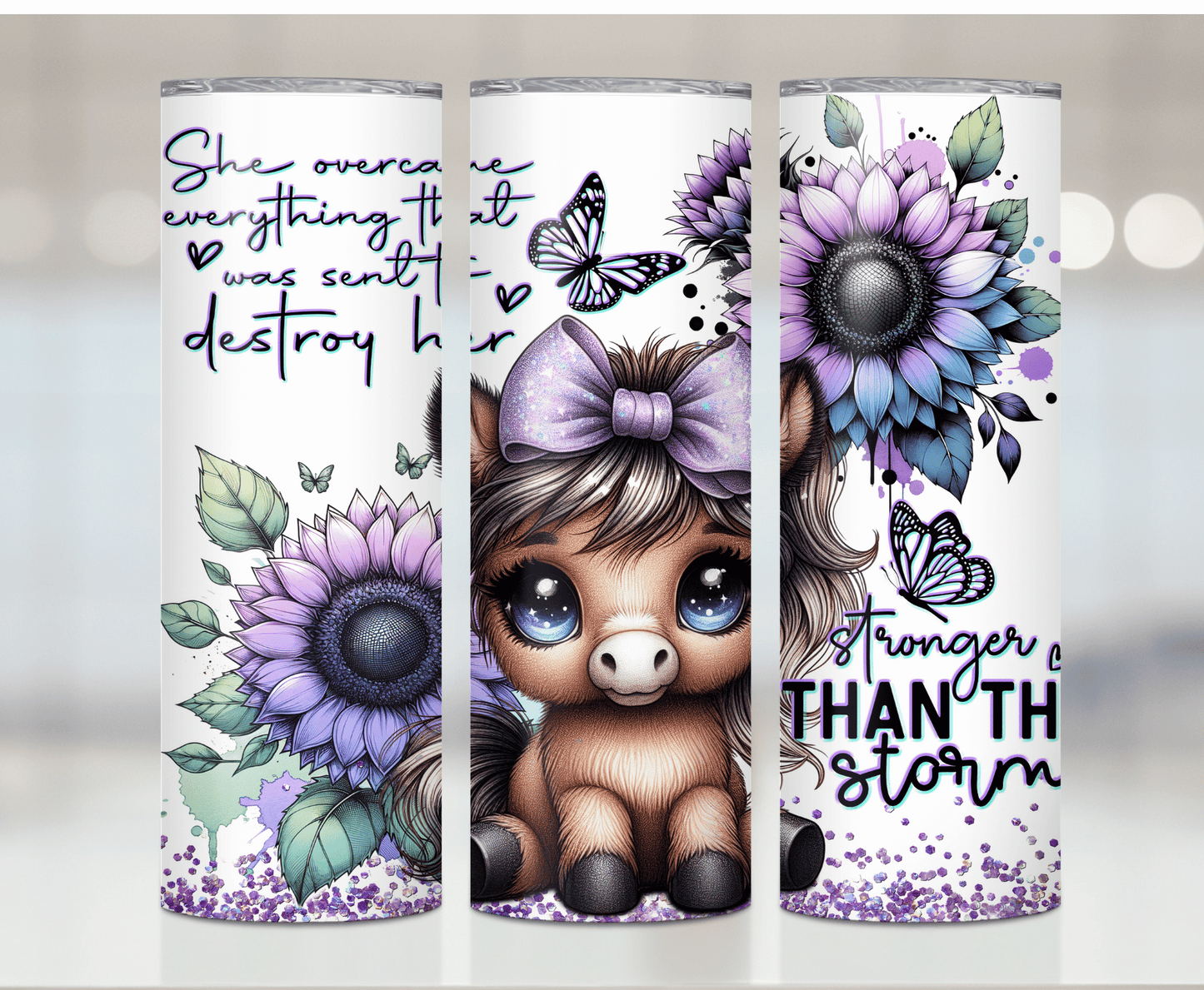 Horse Strong | Sublimation Tumbler Transfer - Griffin Expressions