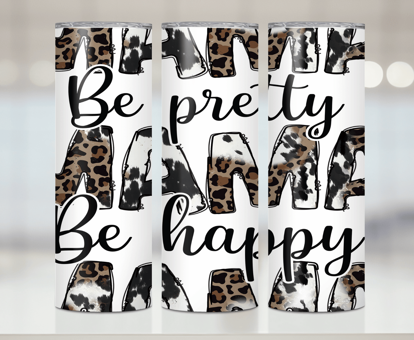Be Happy Mama | Sublimation Tumbler Transfer - Griffin Expressions