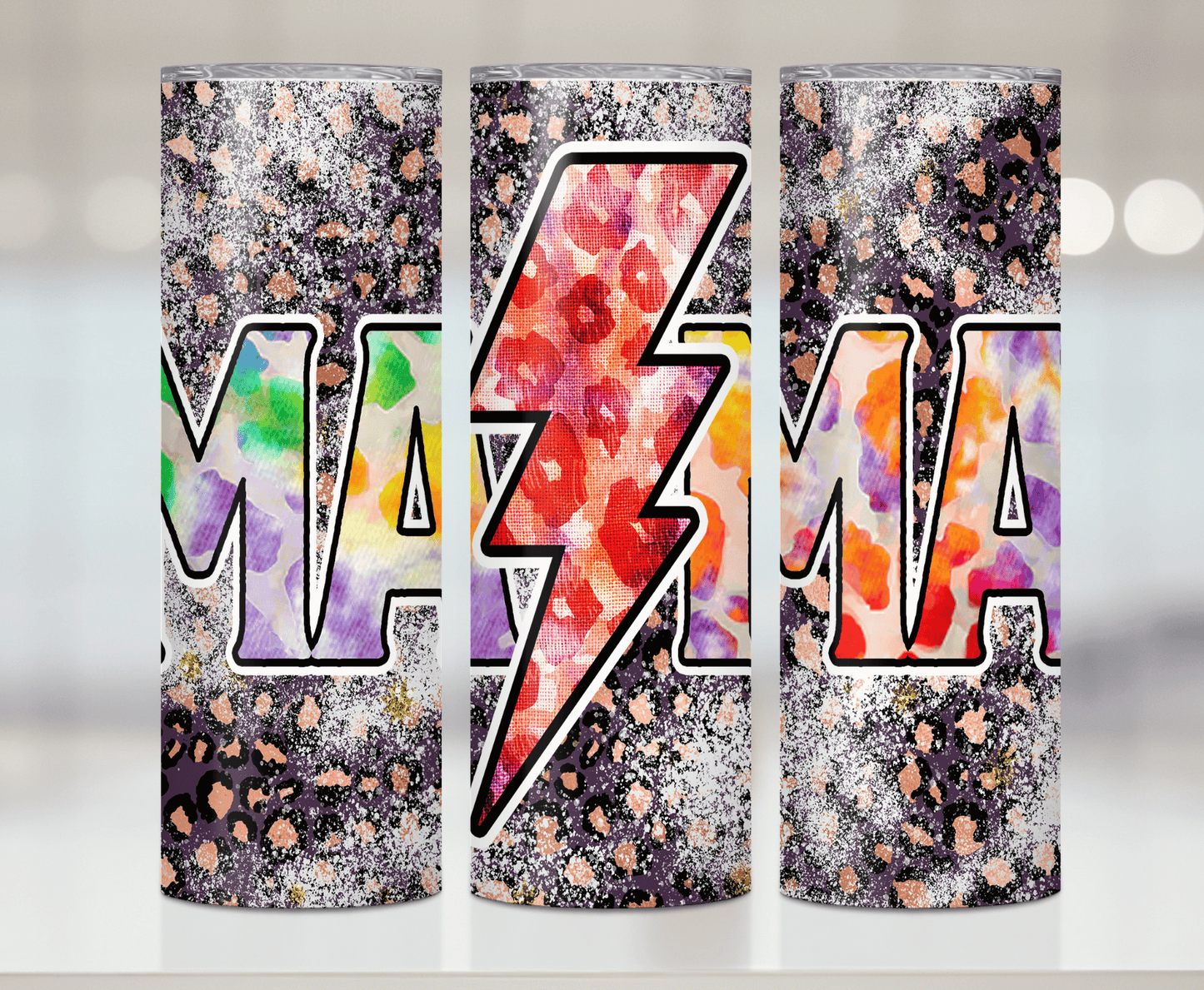Colorful Mama | Sublimation Tumbler Transfer - Griffin Expressions