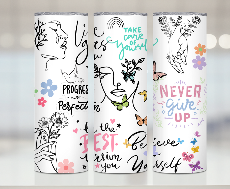 Take Care of Yourself Print | Premium Sublimation Tumbler Transfers – Vibrant, Long-Lasting Designs