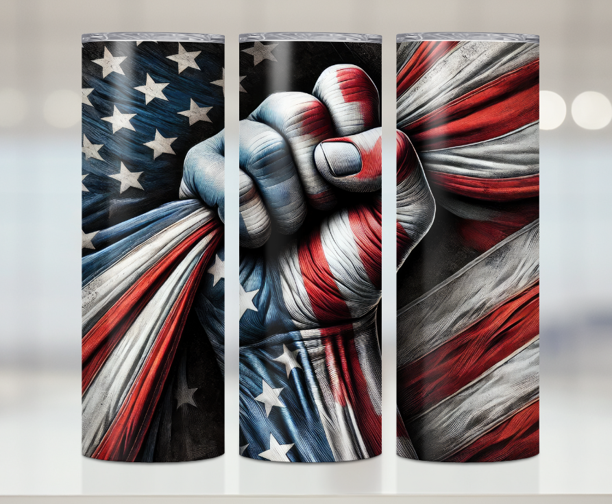 Power To The U.S. People Print | Premium Sublimation Tumbler Transfers – Vibrant, Long-Lasting Designs
