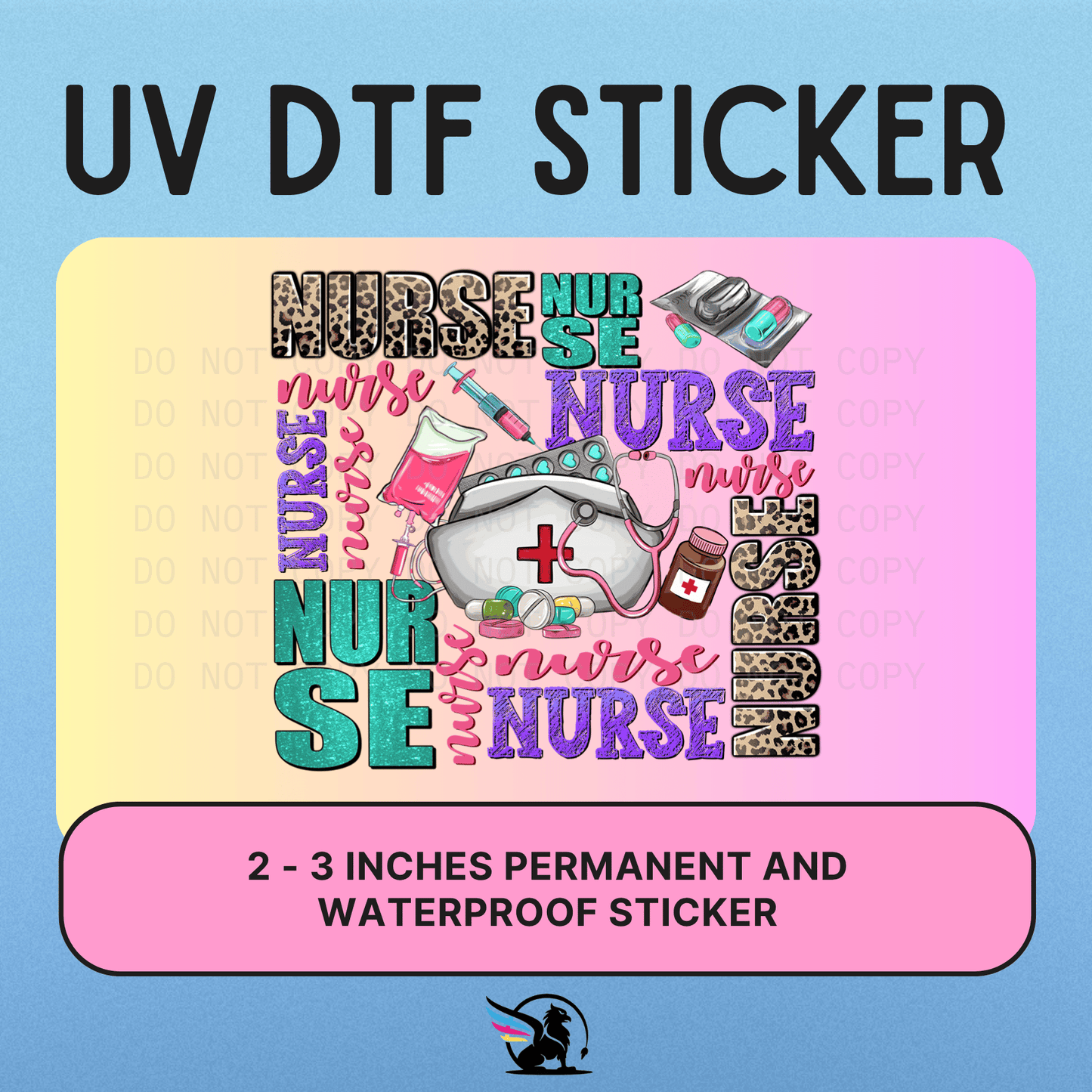 Nurse | UV DTF STICKER
