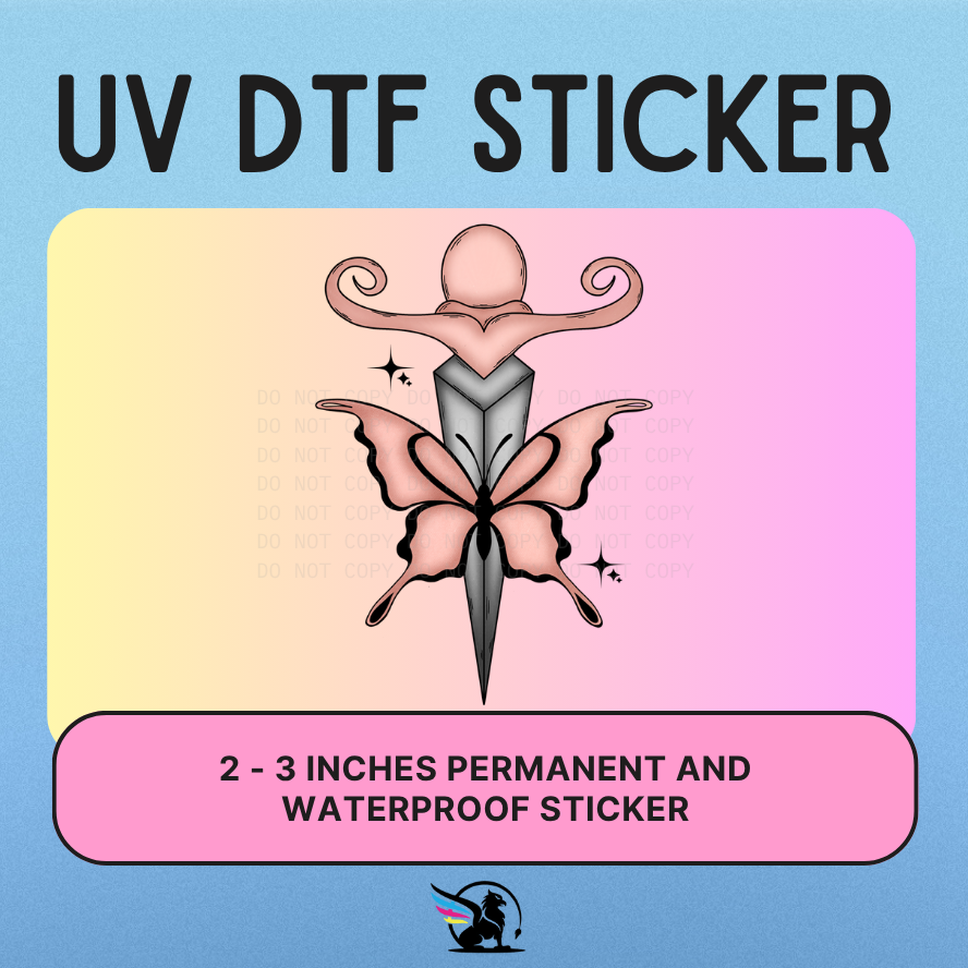 Turn Pain Into Power | UV DTF STICKER
