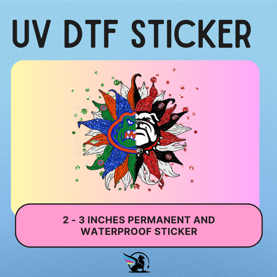 FL vs GA | UV DTF STICKER