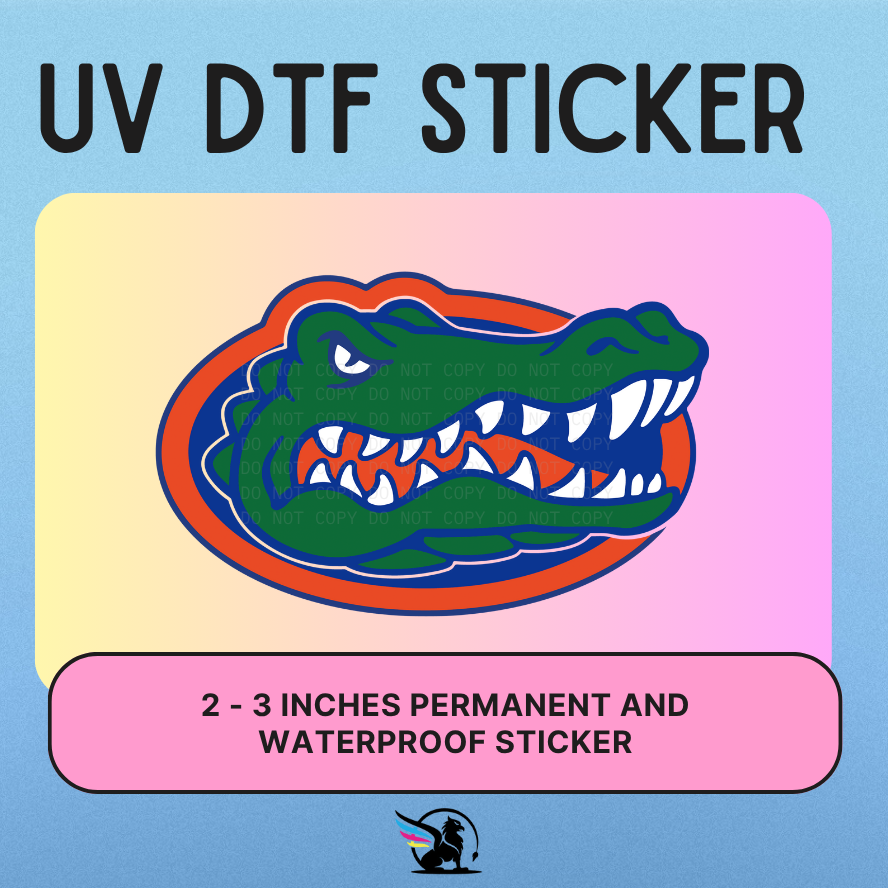Gator Head | UV DTF STICKER