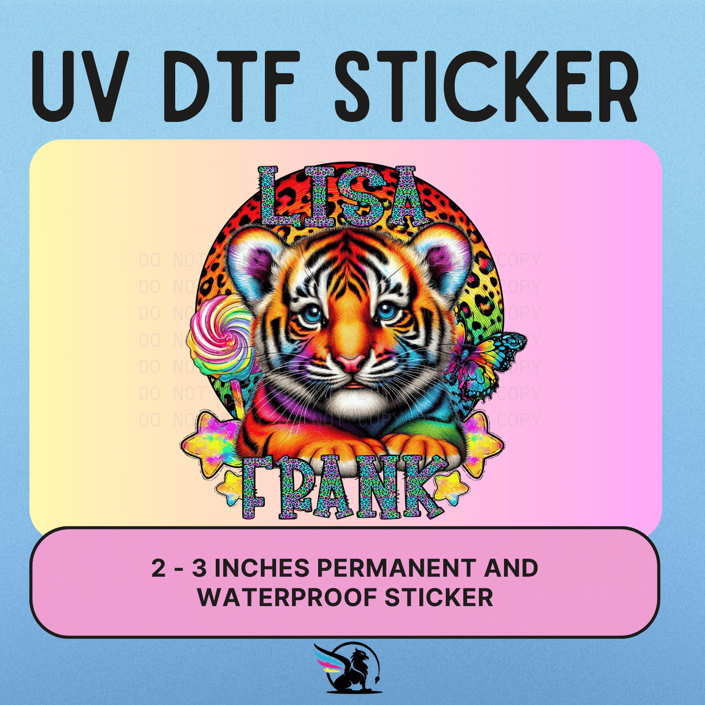 Lisa Frank | UV DTF STICKER