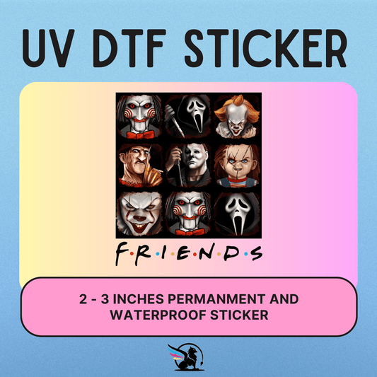 Horror Friends | UV DTF STICKER