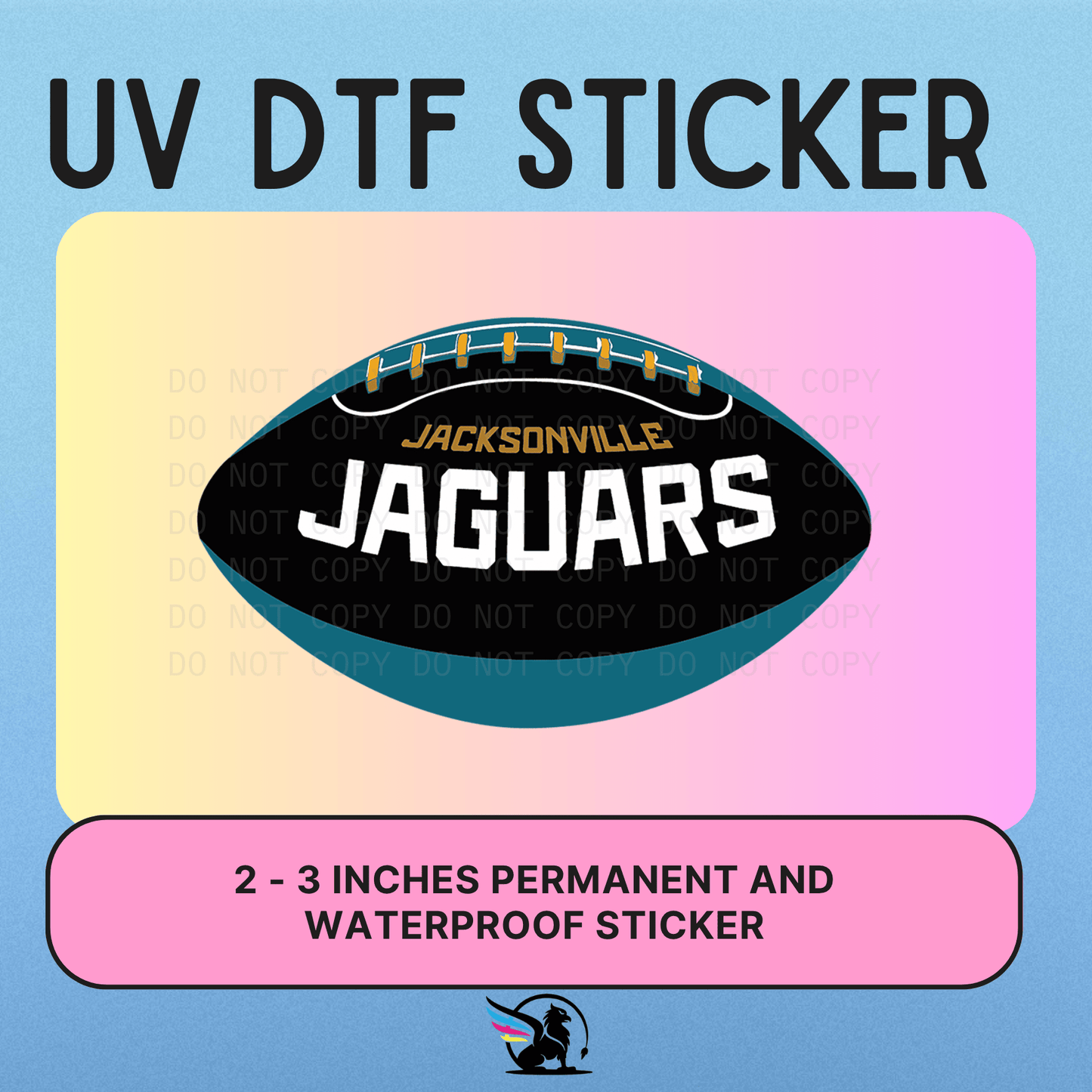 JAG FOOTBALL | UV DTF STICKER