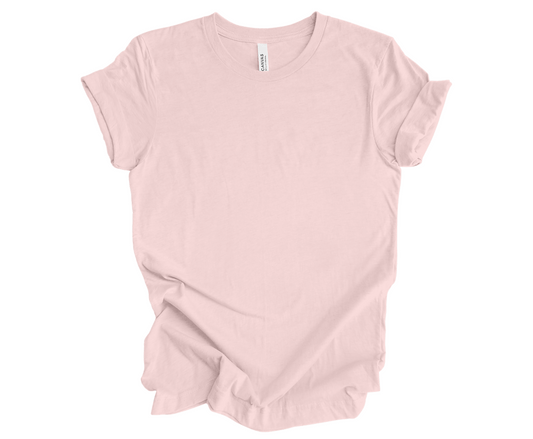 BELLA+CANVAS® Unisex Jersey Short Sleeve Tee | Soft Pink