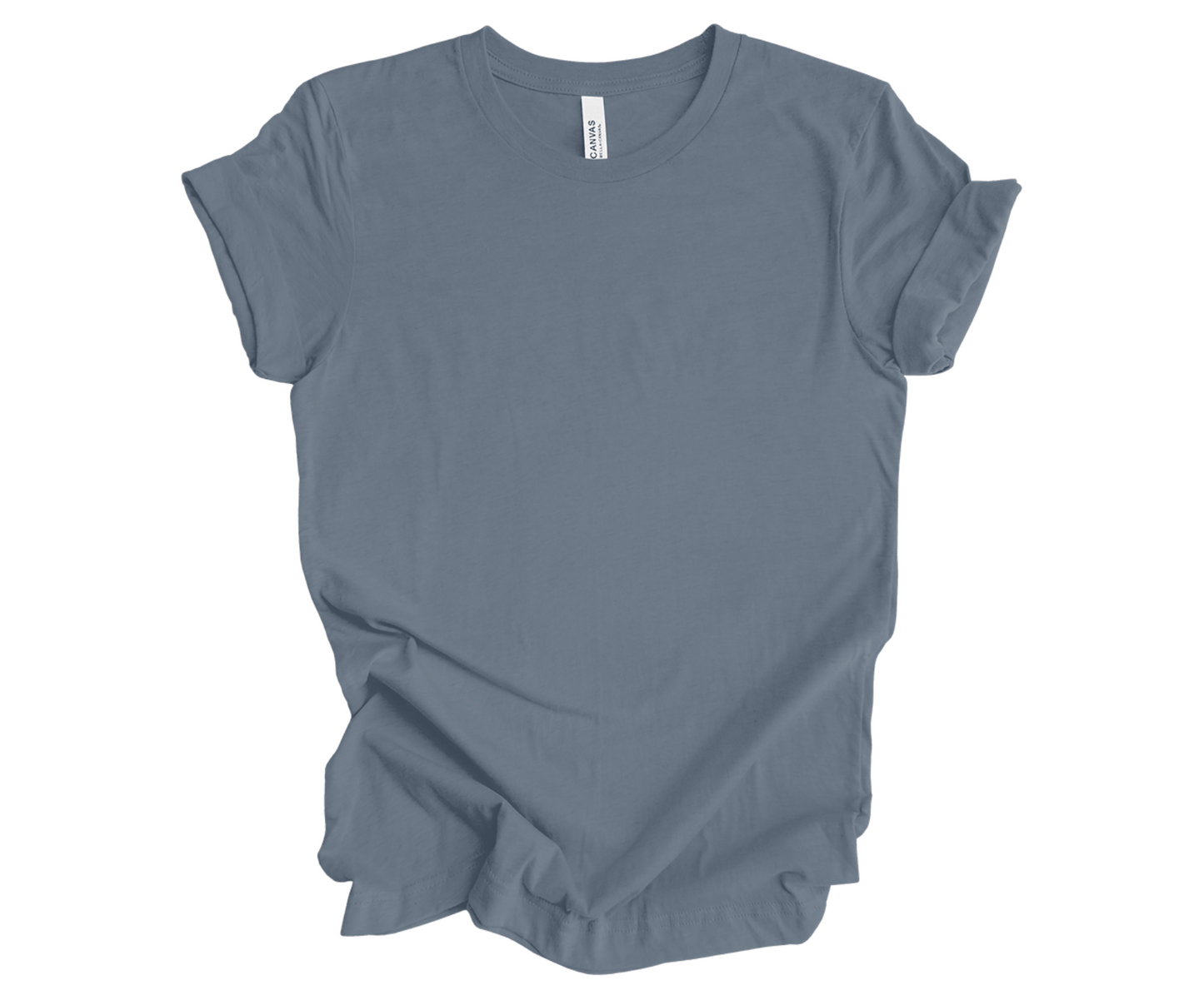 BELLA+CANVAS® Unisex Jersey Short Sleeve Tee | Steel Blue - Griffin Expressions