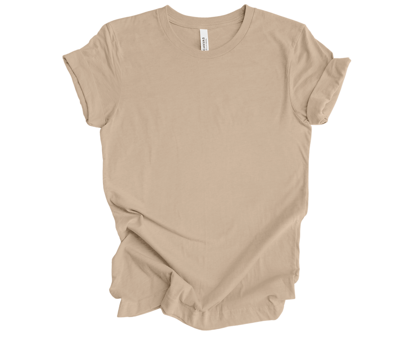 BELLA+CANVAS® Unisex Jersey Short Sleeve Tee | Tan - Griffin Expressions