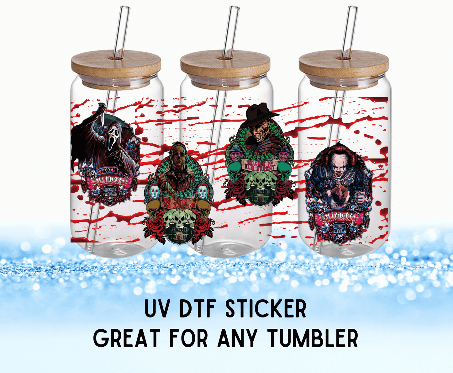 UV DTF Sticker | Halloween Men