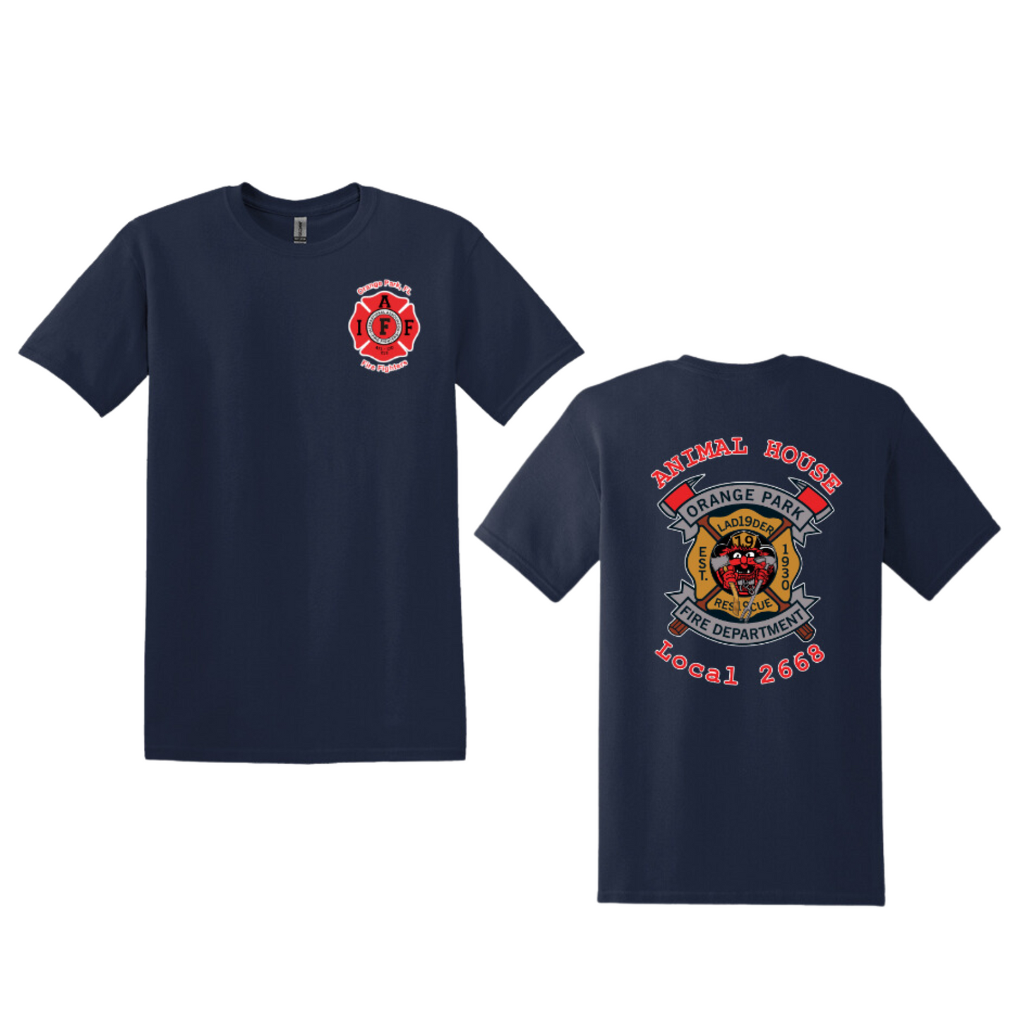 Orange Park FD | IAFF Front & Back Tee