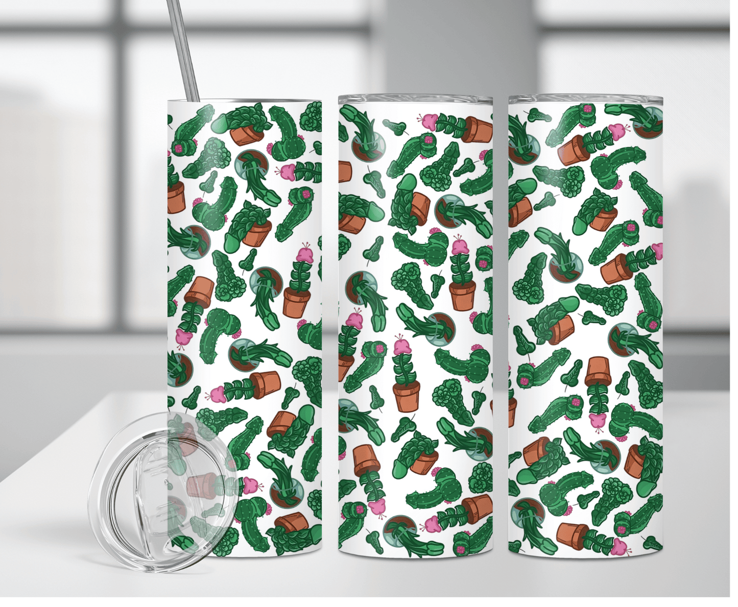 Suck-u-lent Cactus | Sublimation Tumbler Transfer - Griffin Expressions