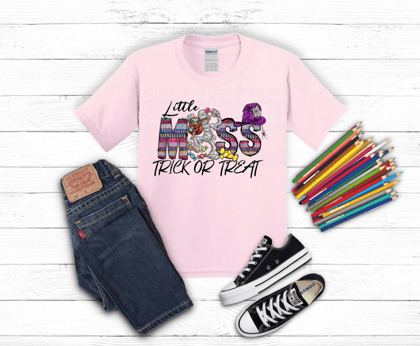 Little Miss Trick or Treat | DTF - Griffin Expressions