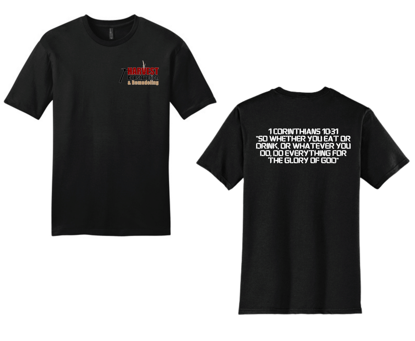Harvest Construction | Black Tee - Griffin Expressions