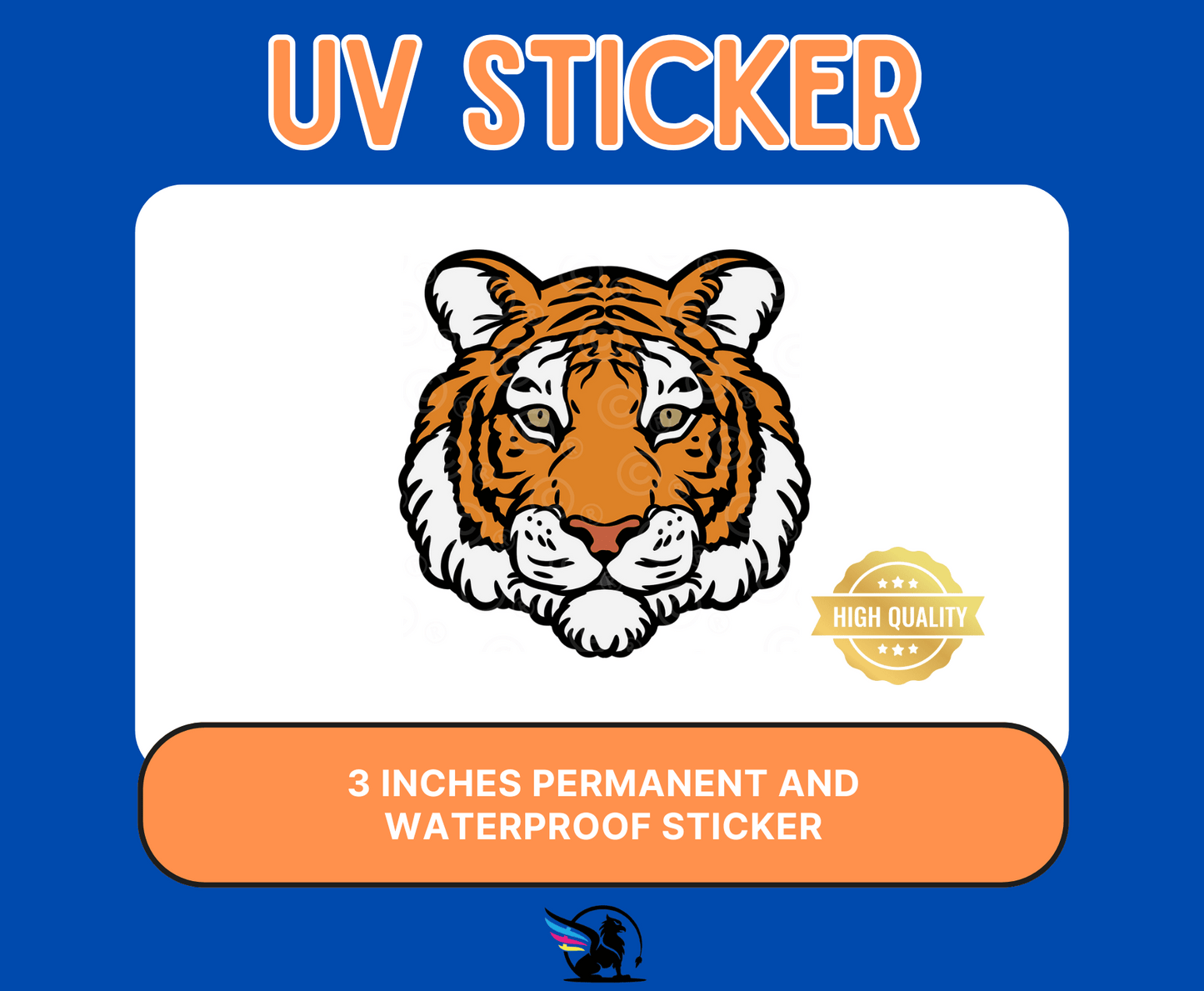 Tiger Store | Tynes Tiger | UV Sticker - Griffin Expressions