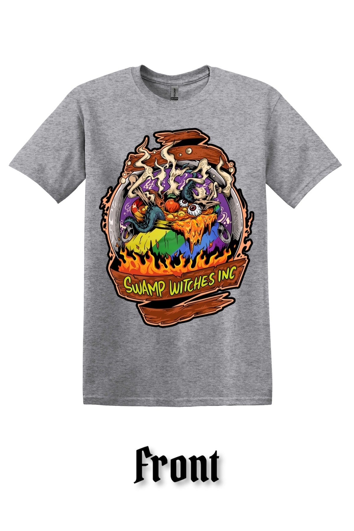 Swamp Witches Inc. Pride T-Shirt (Front Design) - Griffin Expressions