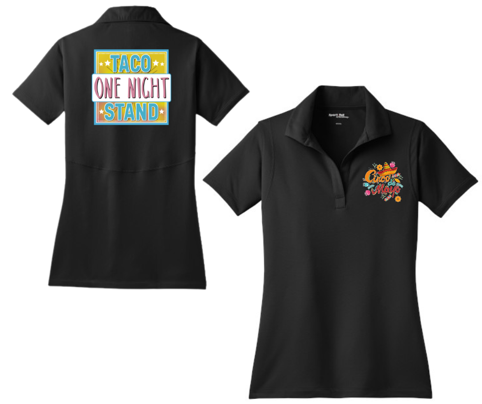 One Night Taco | Ladies Polo | Mock 2