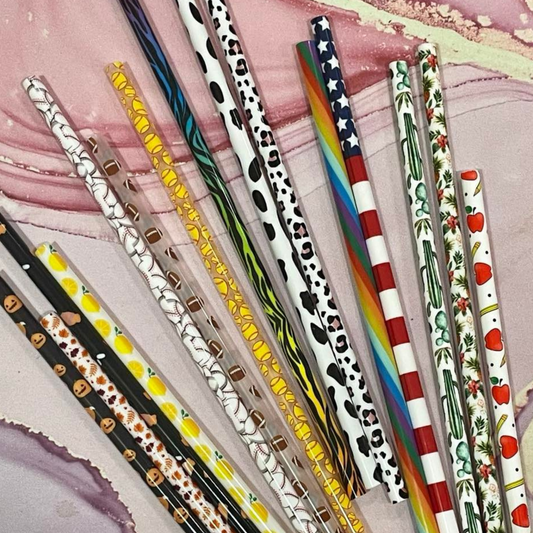 Decorative Straws (set of 5)