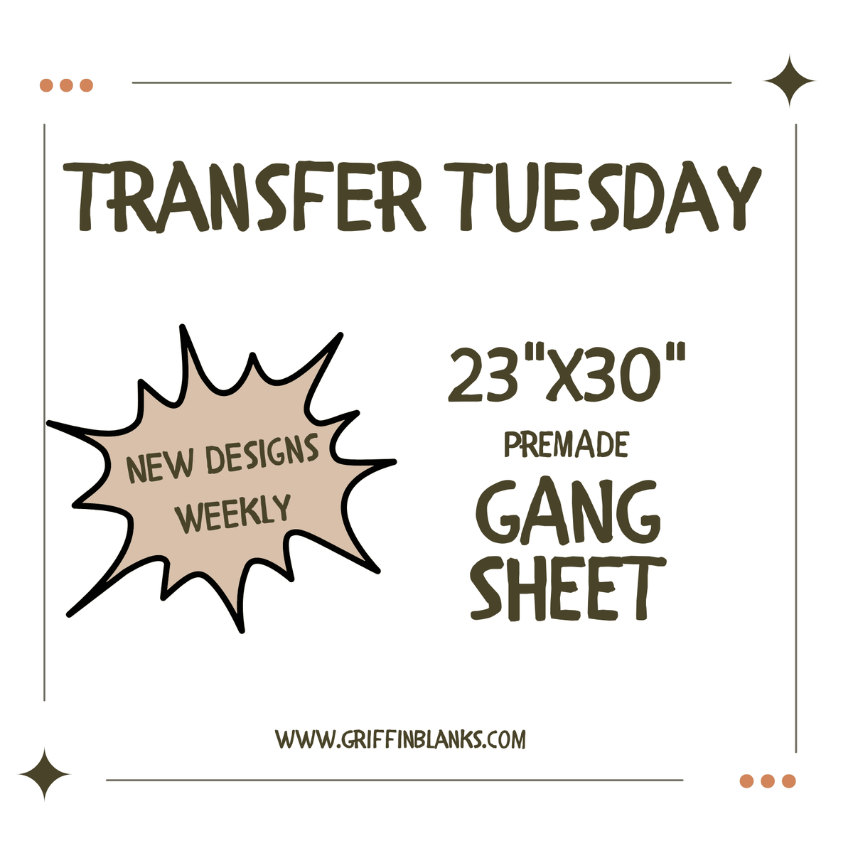 Transfer Tuesday - Griffin Expressions
