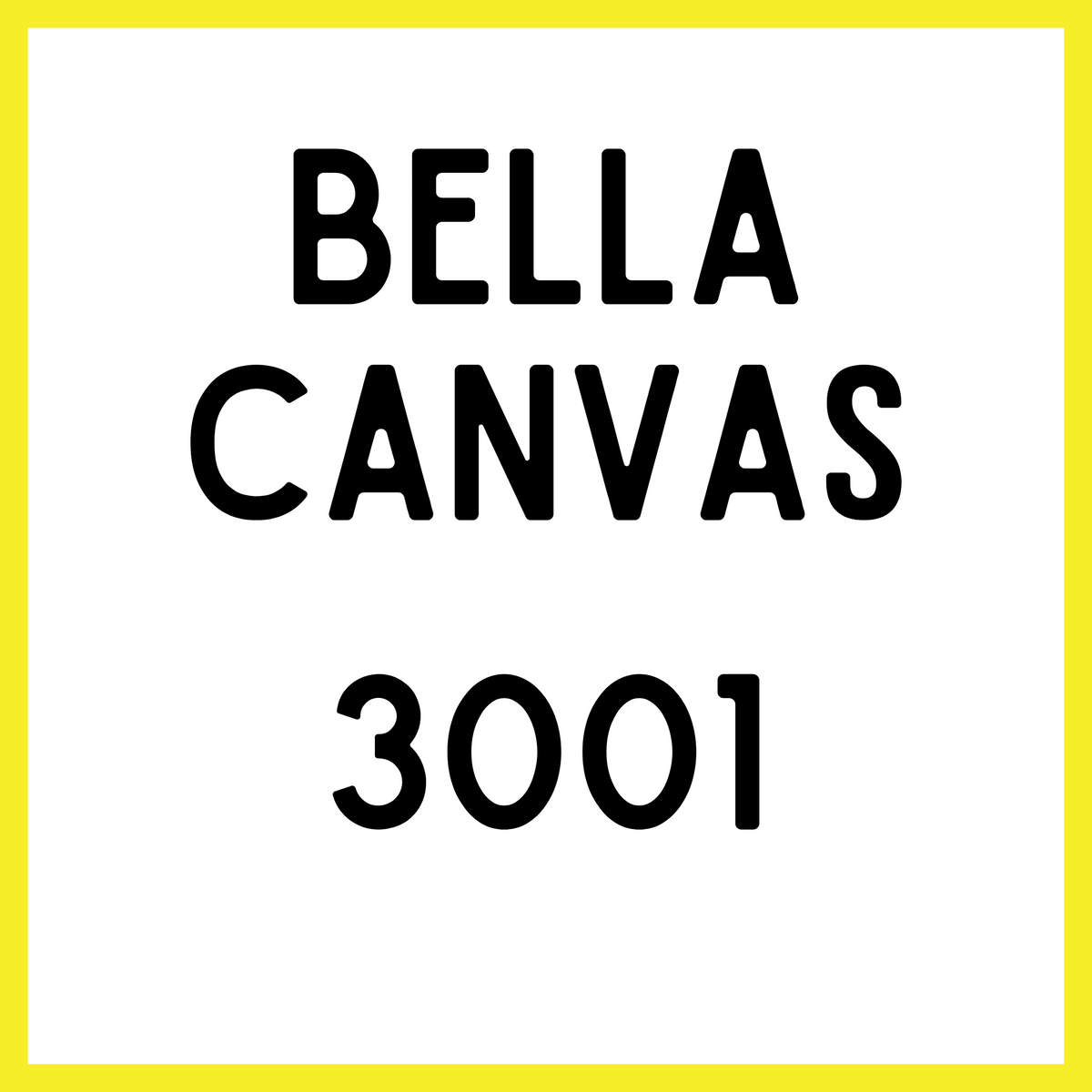 Bella Canvas | 3001 - Griffin Expressions