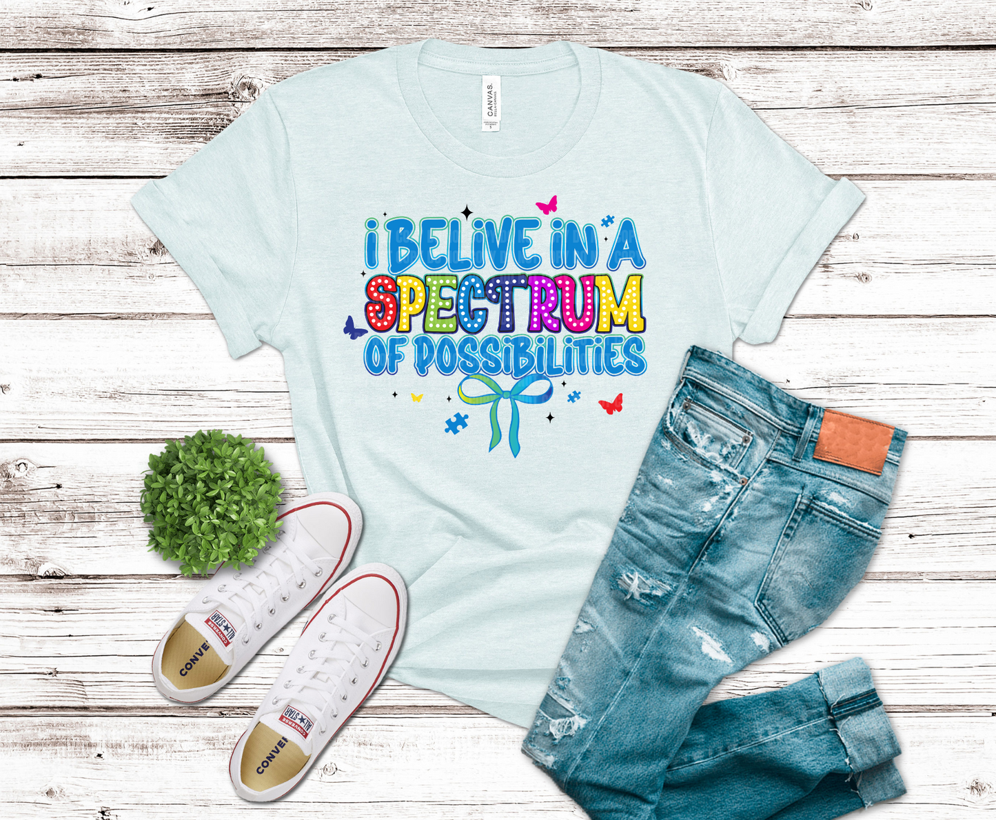 Premade DTF Transfer Gang Sheet For Graphic Tees | Autism Awareness