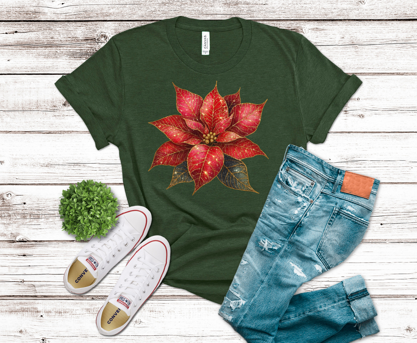 Premade DTF Transfer Gang Sheet For Graphic Tees | Christmas Sparkle