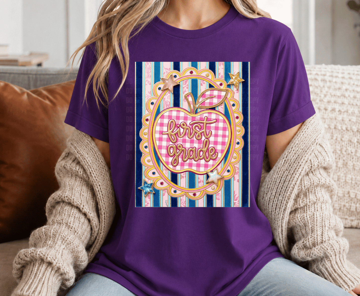 First Grade .4  | Premade DTF Transfer Gang Sheet For Graphic Tees