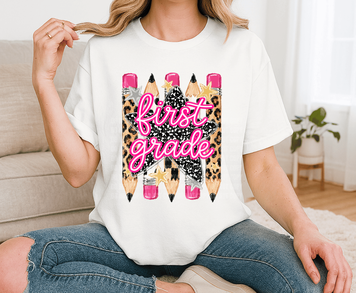 First Grade .4  | Premade DTF Transfer Gang Sheet For Graphic Tees