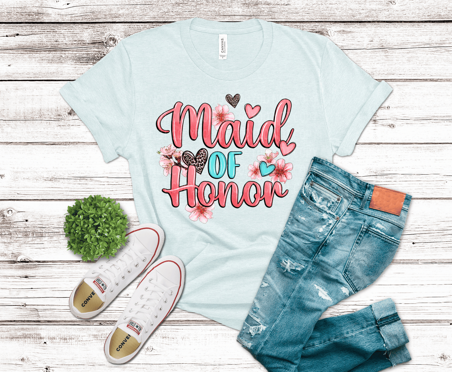Premade DTF Transfer Gang Sheet For Graphic Tees| Bridal Party