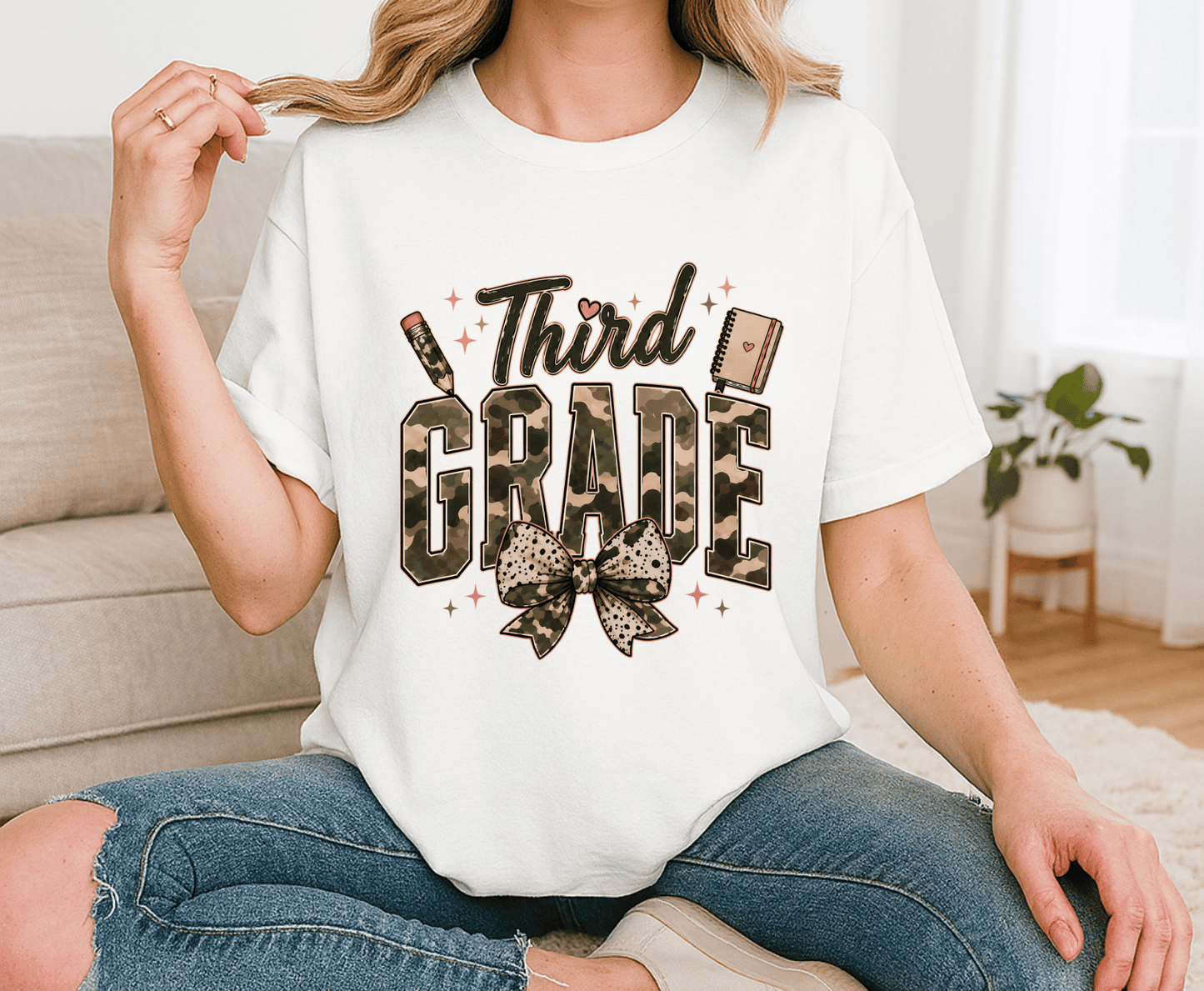 Third Grade .3 | Premade DTF Transfer Gang Sheet For Graphic Tees