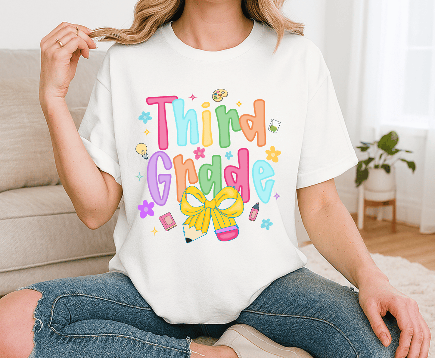 Third Grade .4 | Premade DTF Transfer Gang Sheet For Graphic Tees