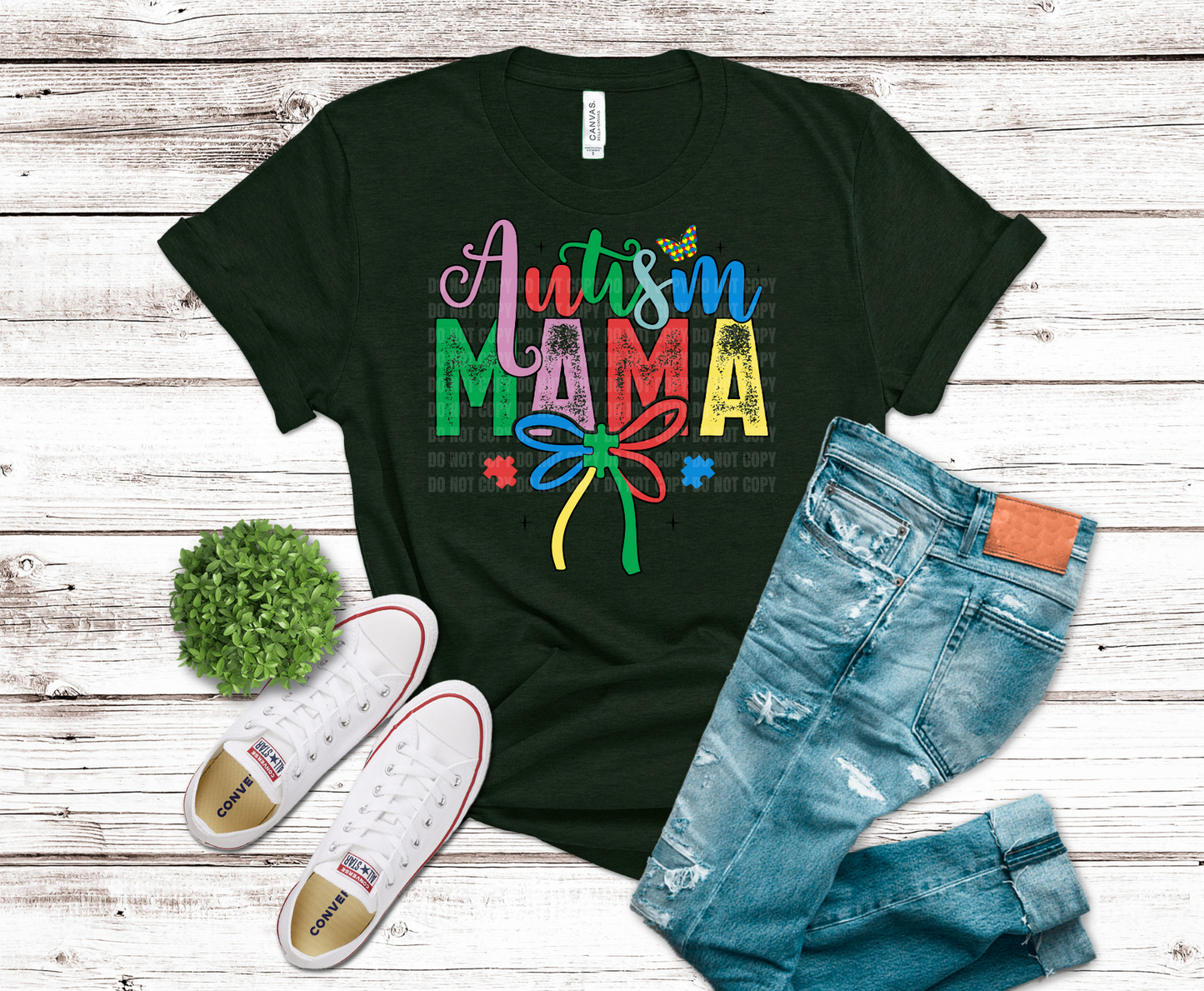 Premade DTF Transfer Gang Sheet For Graphic Tees | Autism Awareness