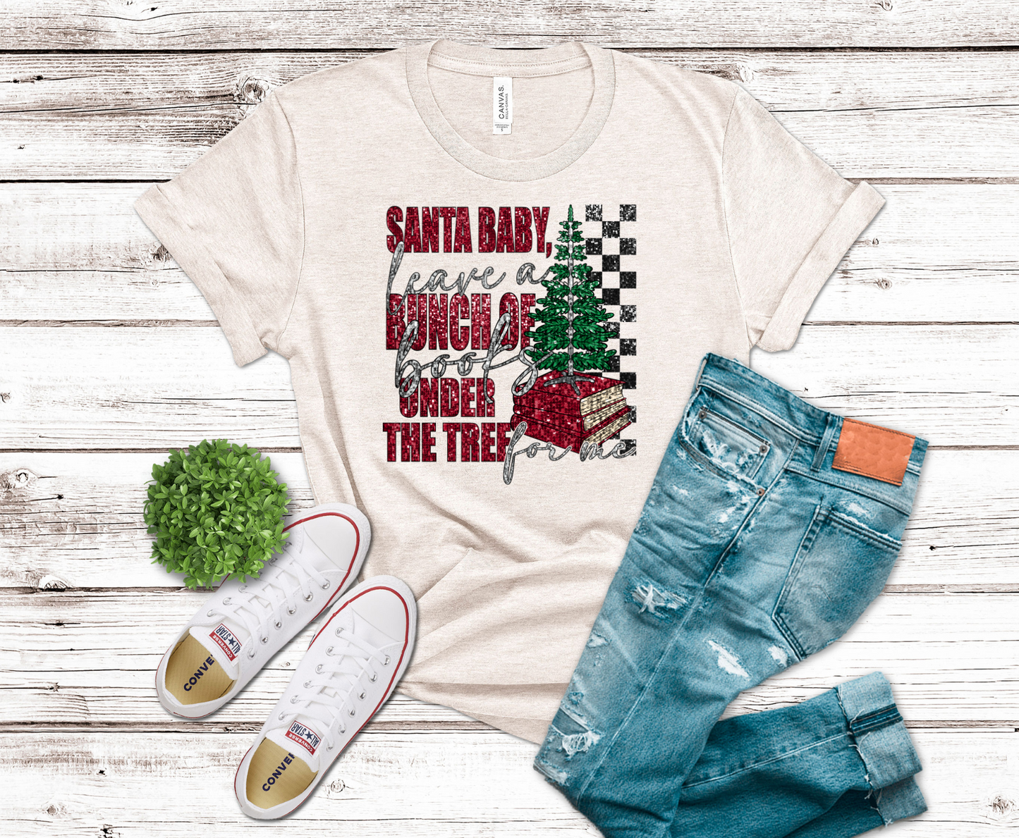 Premade DTF Transfer Gang Sheet For Graphic Tees | Christmas Sparkle